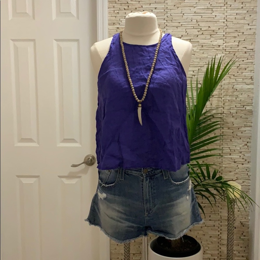 Linen top by Maeve